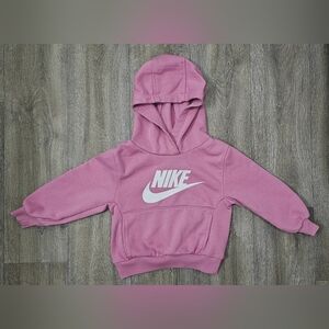 Girls Pink Nike Hoodie-Size 2T